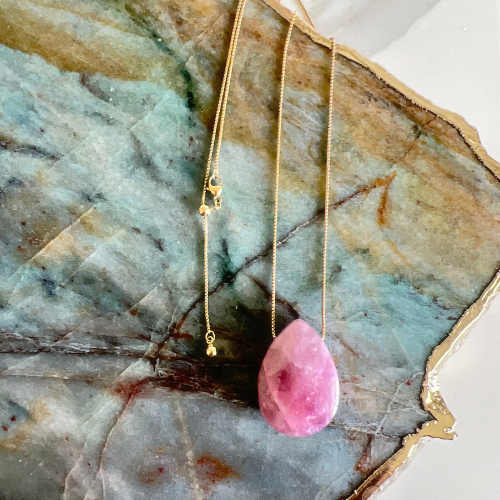 Madagascar Rose Quartz Necklace
