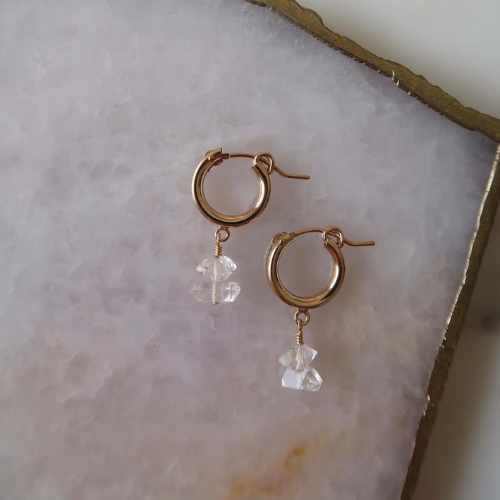 Spiritual Herkimer Earrings